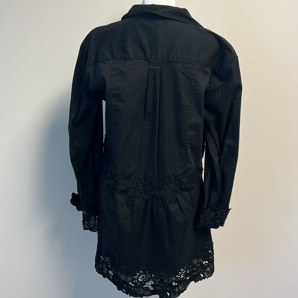Free People Constance Mini Dress Black S - Picture 6 of 9
